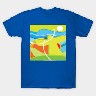 abstract summer pattern T-Shirt